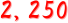 2,250